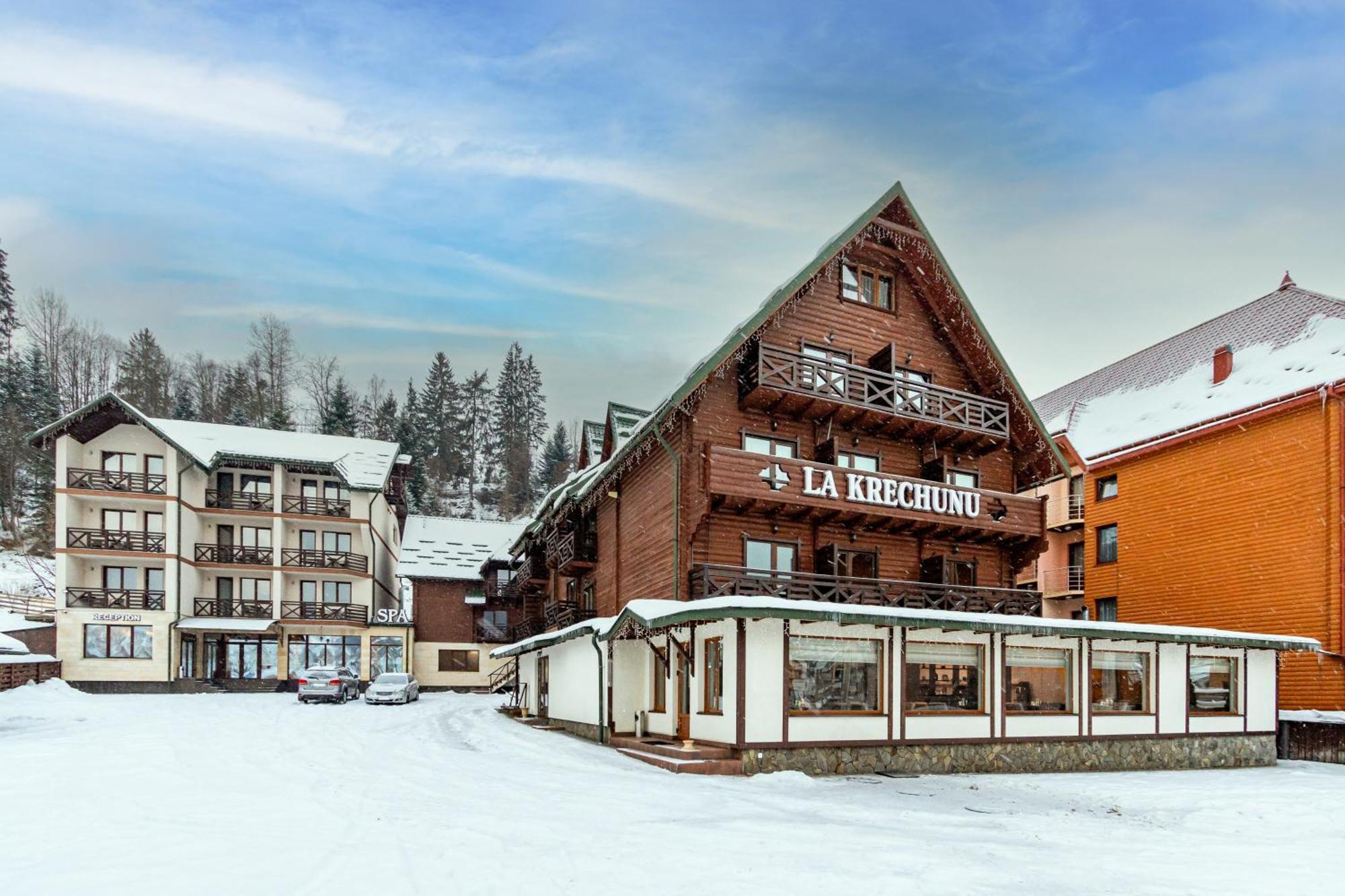 La Кrechunu Hotell Bukovel Eksteriør bilde