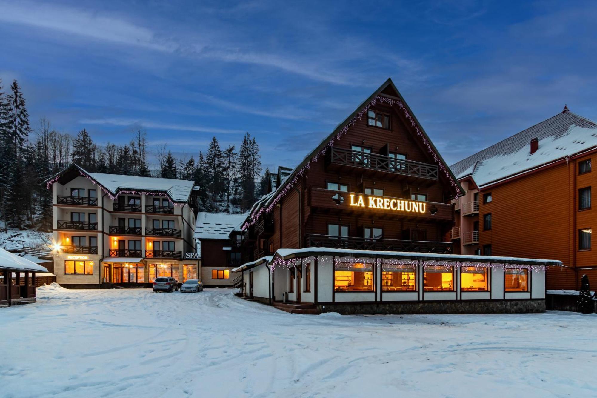 La Кrechunu Hotell Bukovel Eksteriør bilde
