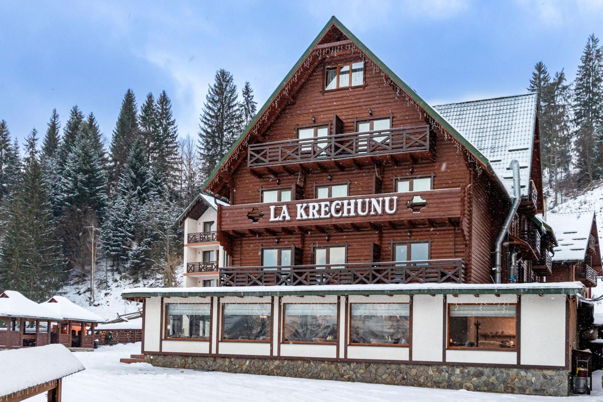 La Кrechunu Hotell Bukovel Eksteriør bilde