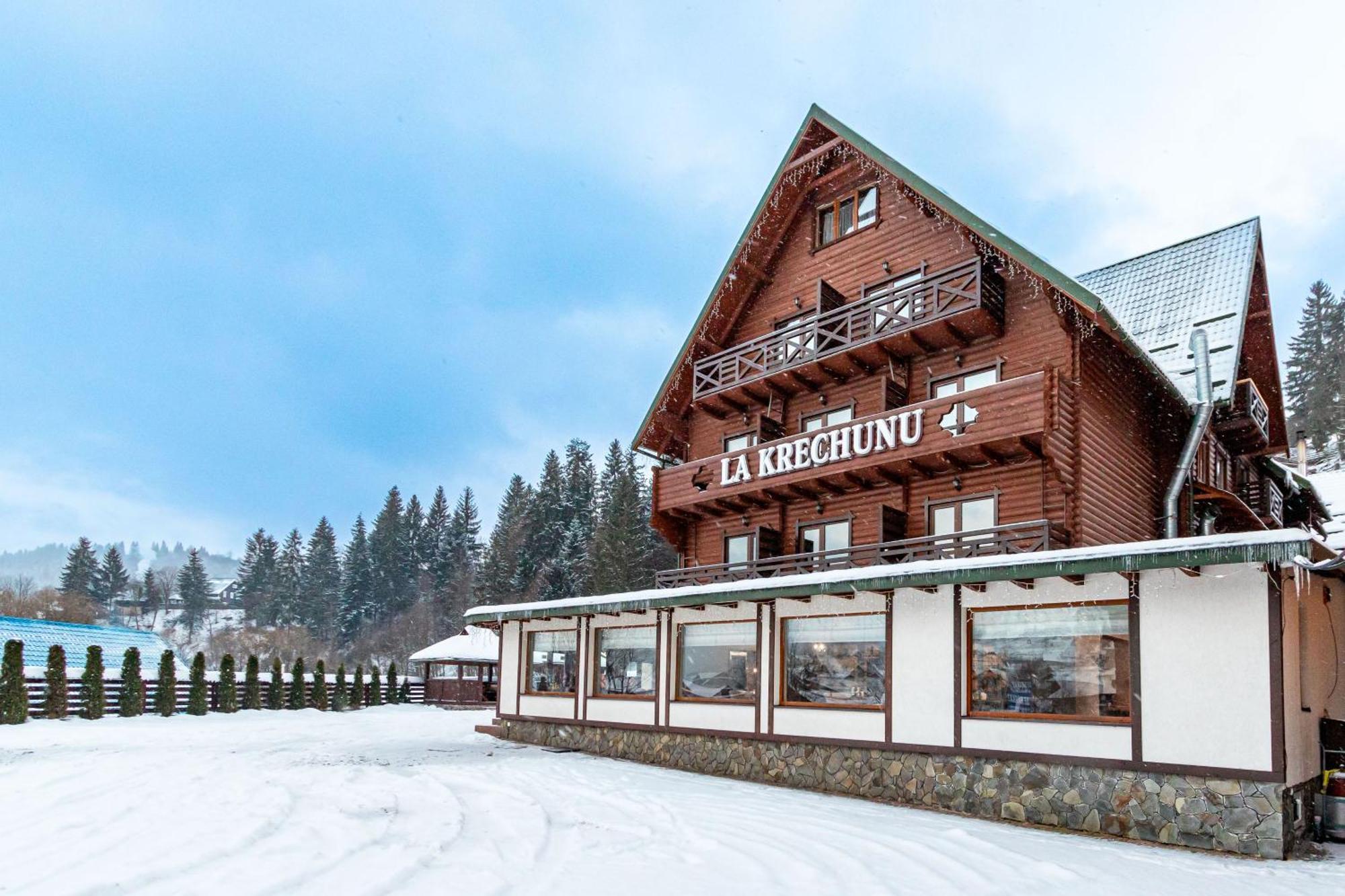 La Кrechunu Hotell Bukovel Eksteriør bilde